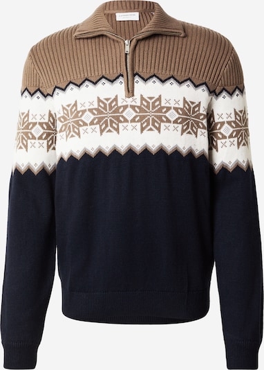 Lindbergh Neulepaita värissä tummansininen / mokka / valkoinen, Tuotenäkymä