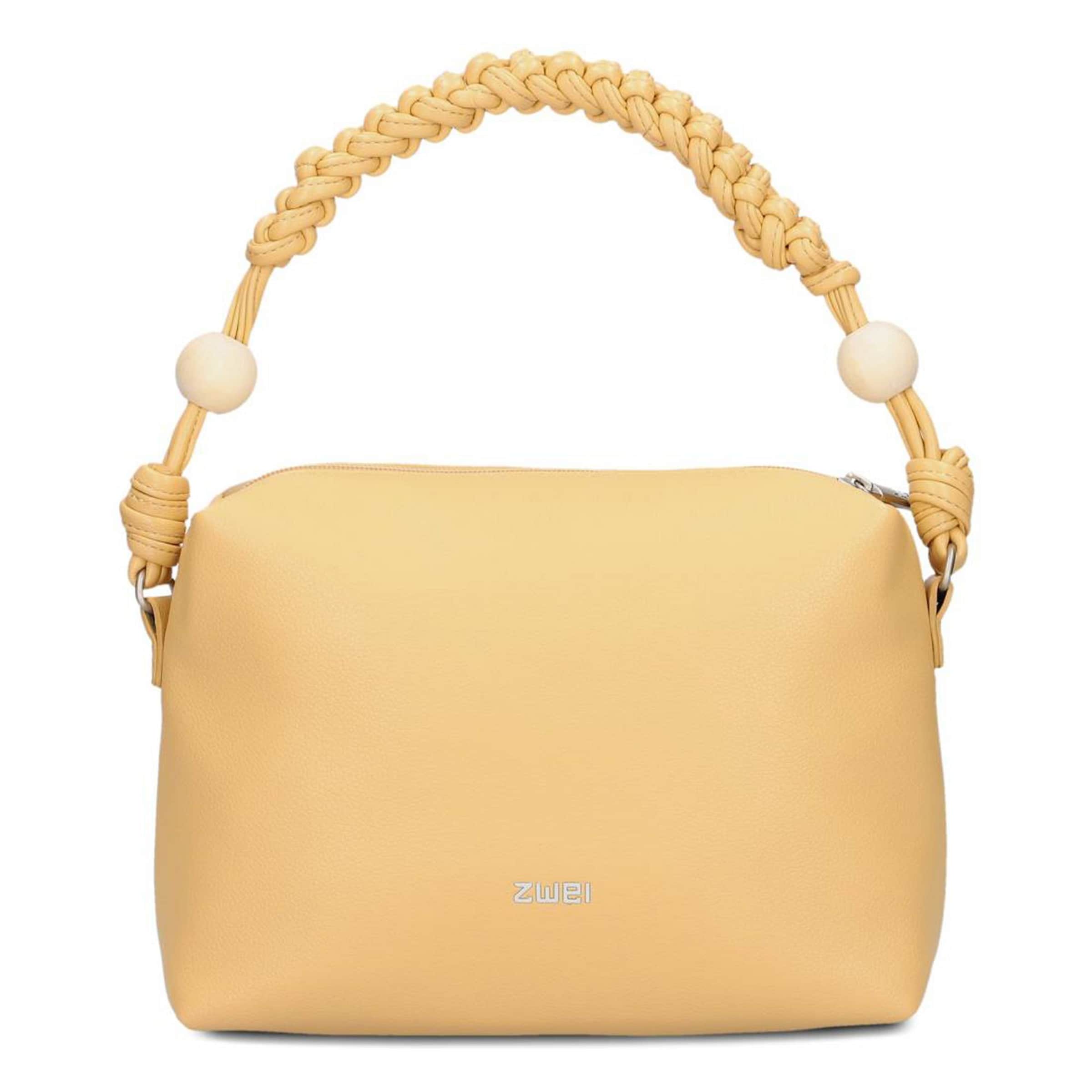 ZWEI Schoudertas 'Perla' in Geel: voorkant
