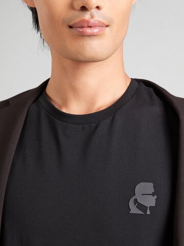 Karl Lagerfeld Тениска в черно