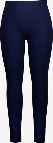 Ulla Popken Leggings in Blauw: voorkant