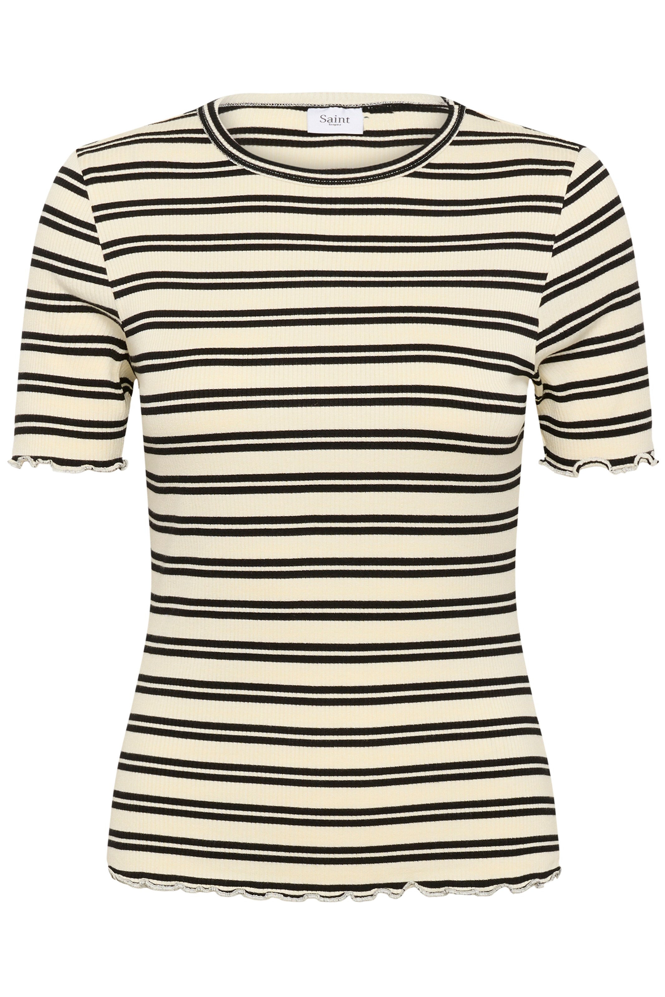 SAINT TROPEZ Shirt in Beige: Vorderseite