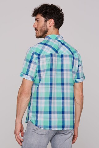 CAMP DAVID Comfort fit Button Up Shirt in Blue