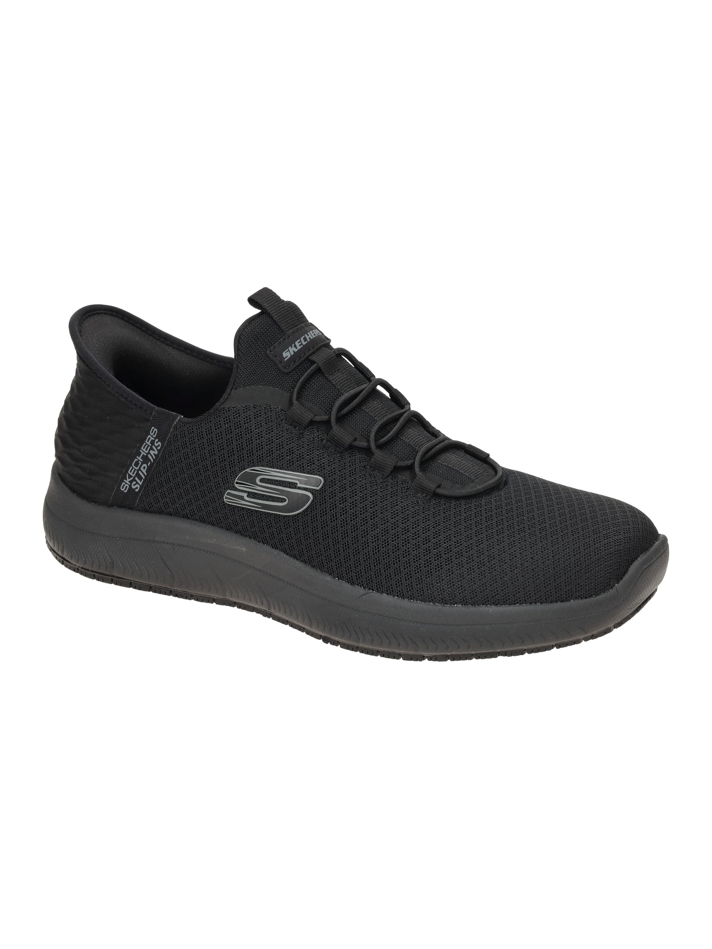 SKECHERS Hausschuh in Schwarz: Vorderseite
