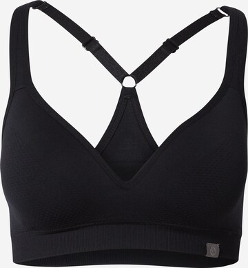 Bally Bralette Sports Bra in Black: front