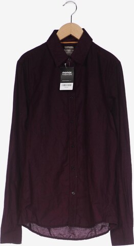 GUESS Button Up Shirt in XS in Red: front