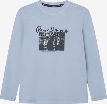 Pepe Jeans - Camiseta en azul: frente