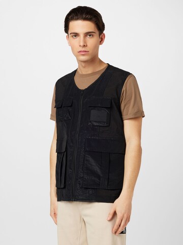 Gilet Calvin Klein Jeans en noir : devant