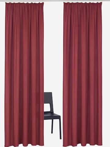 HOME AFFAIRE Curtains & Drapes in Red: front