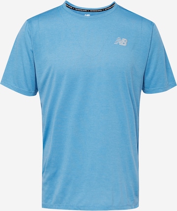 new balance Performance shirt in Blue: front