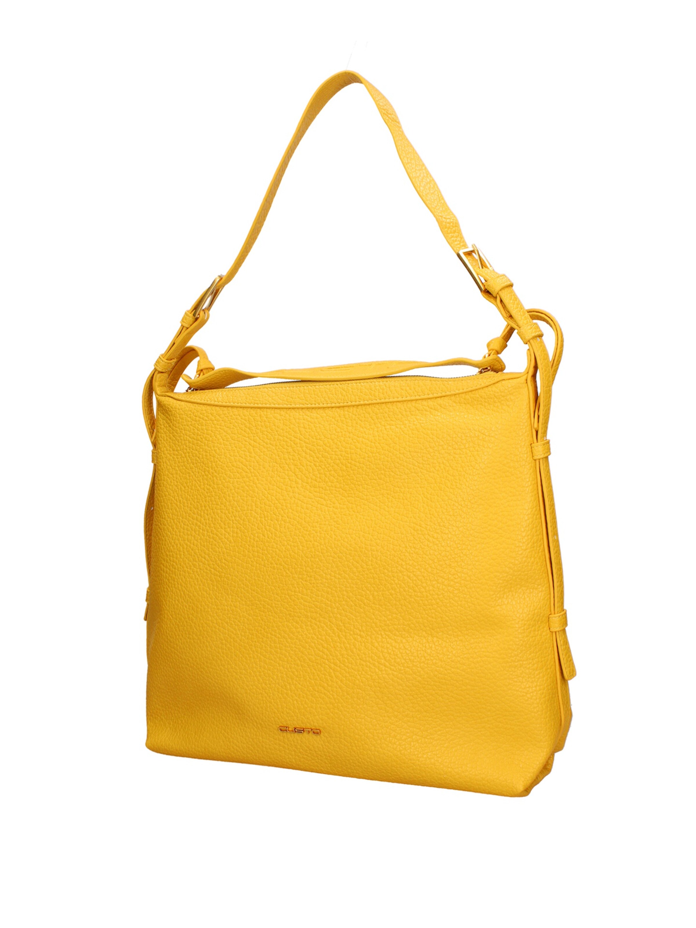 Custo Barcelona Schultertasche in Gelb: Vorderseite