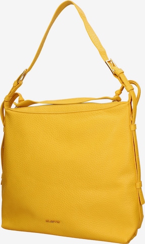 Borsa a spalla di Custo Barcelona in giallo: frontale