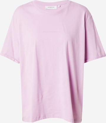 T-shirt 'Terina' MSCH COPENHAGEN en rose : devant