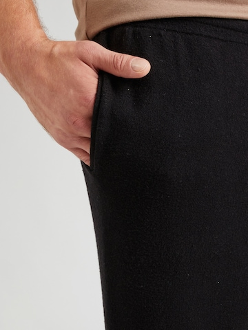 ABOUT YOU x Kevin Trapp Tapered Trousers 'Phil' in Black