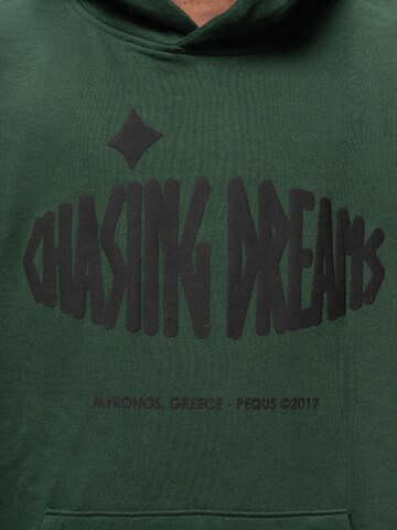 Pequs - Sudadera 'CHASING DREAMS' en verde