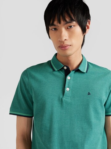 Tricou 'JJEPaulos' de la JACK & JONES pe verde
