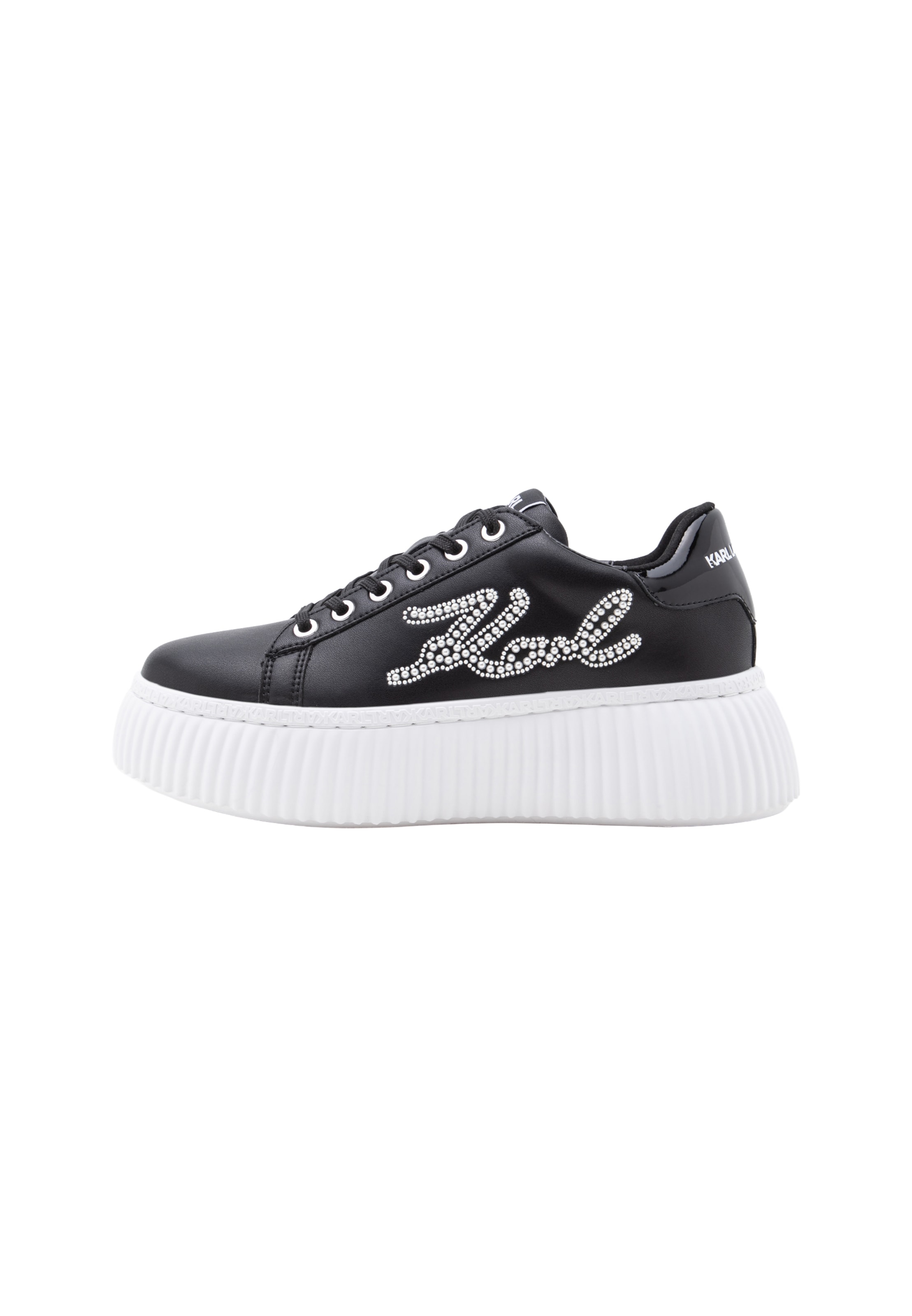 Karl Lagerfeld - Zapatillas deportivas bajas en negro: frente