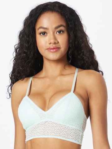 DKNY Intimates Triangle Bra in Blue: front