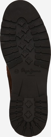 Pepe Jeans Buty sznurowane 'Logan' w kolorze brązowy