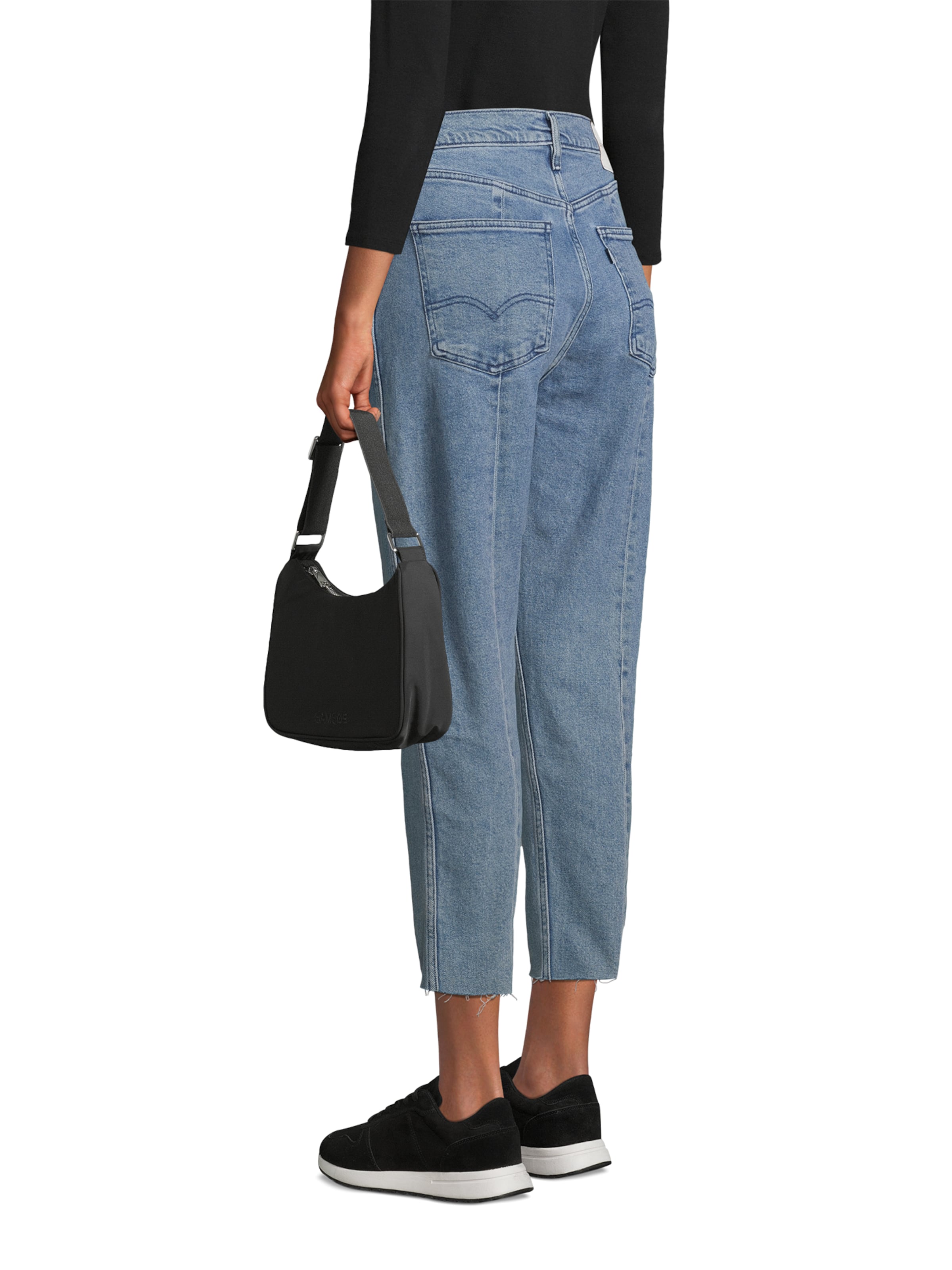 Samsøe Samsøe Schultertasche 'Sacima' in Schwarz: Vorderseite