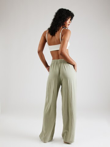 VERO MODA Wide leg Pants 'Linn' in Green