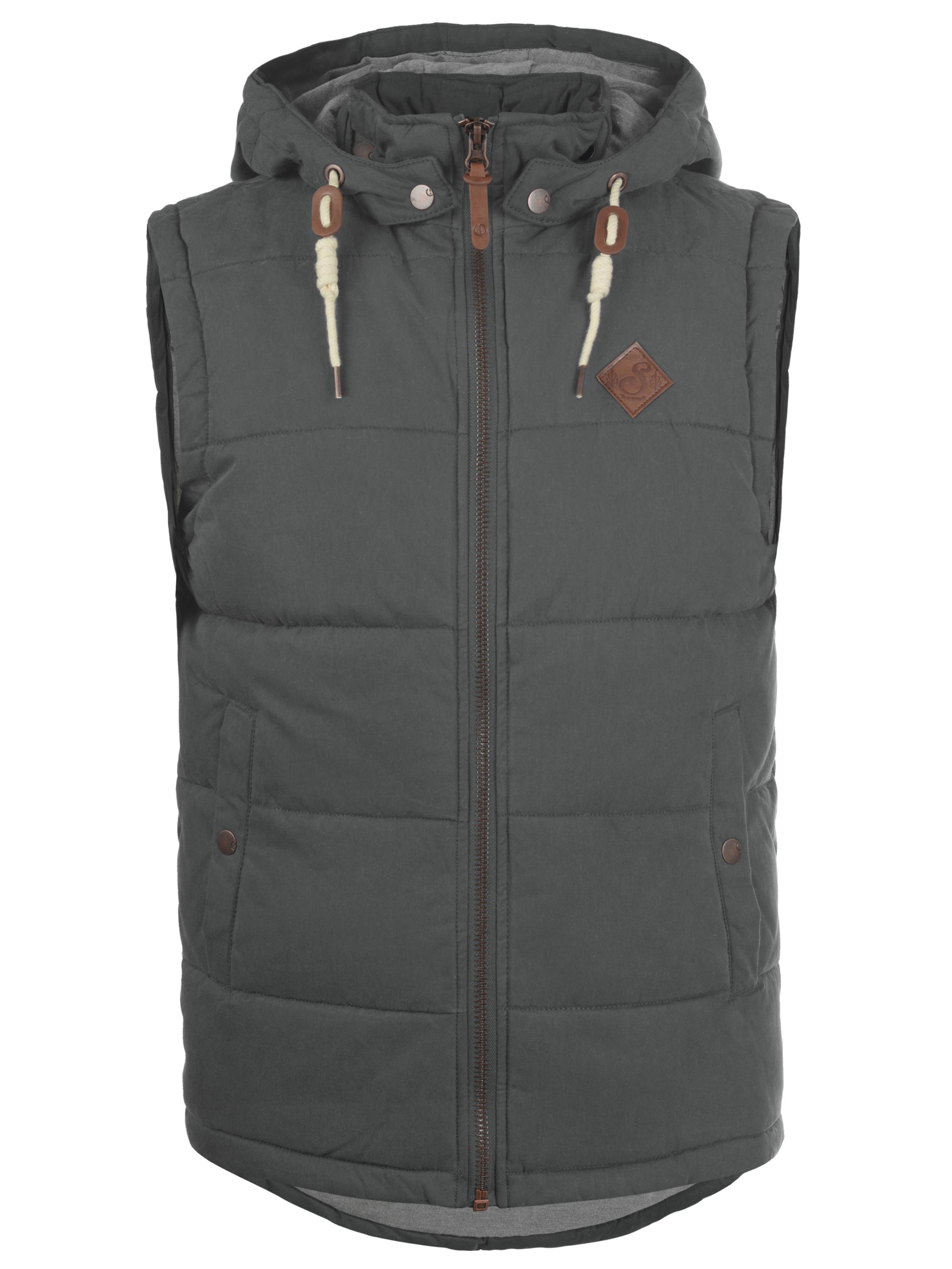 !Solid Vest 'Dry' in Grey: front