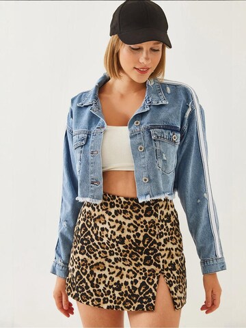 Bianco Lucci - Casaco meia-estação em azul