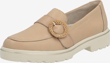 REMONTE Classic Flats in Beige: front