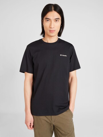 T-Shirt fonctionnel 'Explorers Canyon' COLUMBIA en noir