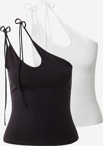 WEEKDAY Top 'Michelle' in Black: front