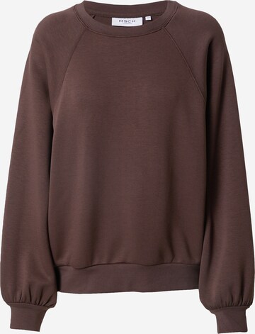 MSCH COPENHAGEN Sweatshirt 'Nelina Ima' in Brown: front