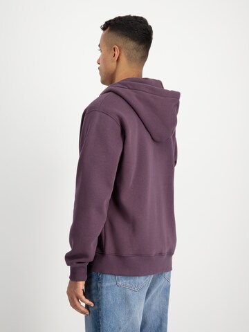 ALPHA INDUSTRIES Ζακέτα φούτερ σε λιλά