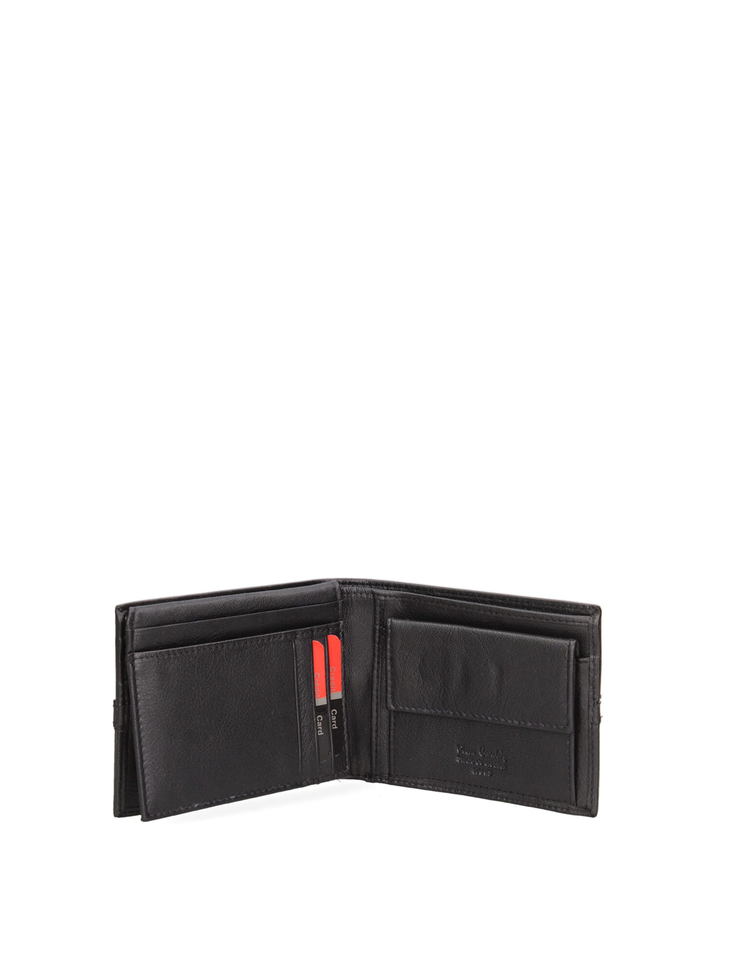 PIERRE CARDIN Portemonnee in Zwart: voorkant