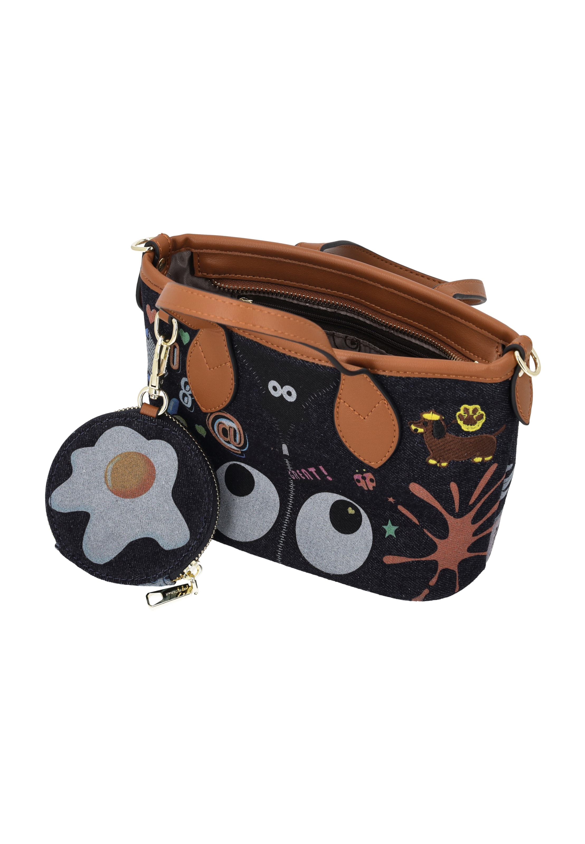 MYMO - Shopper 'Eye Theme' en azul
