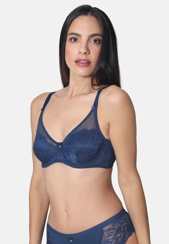 sassa Bra 'WINTER DESIRE' in Blue: front