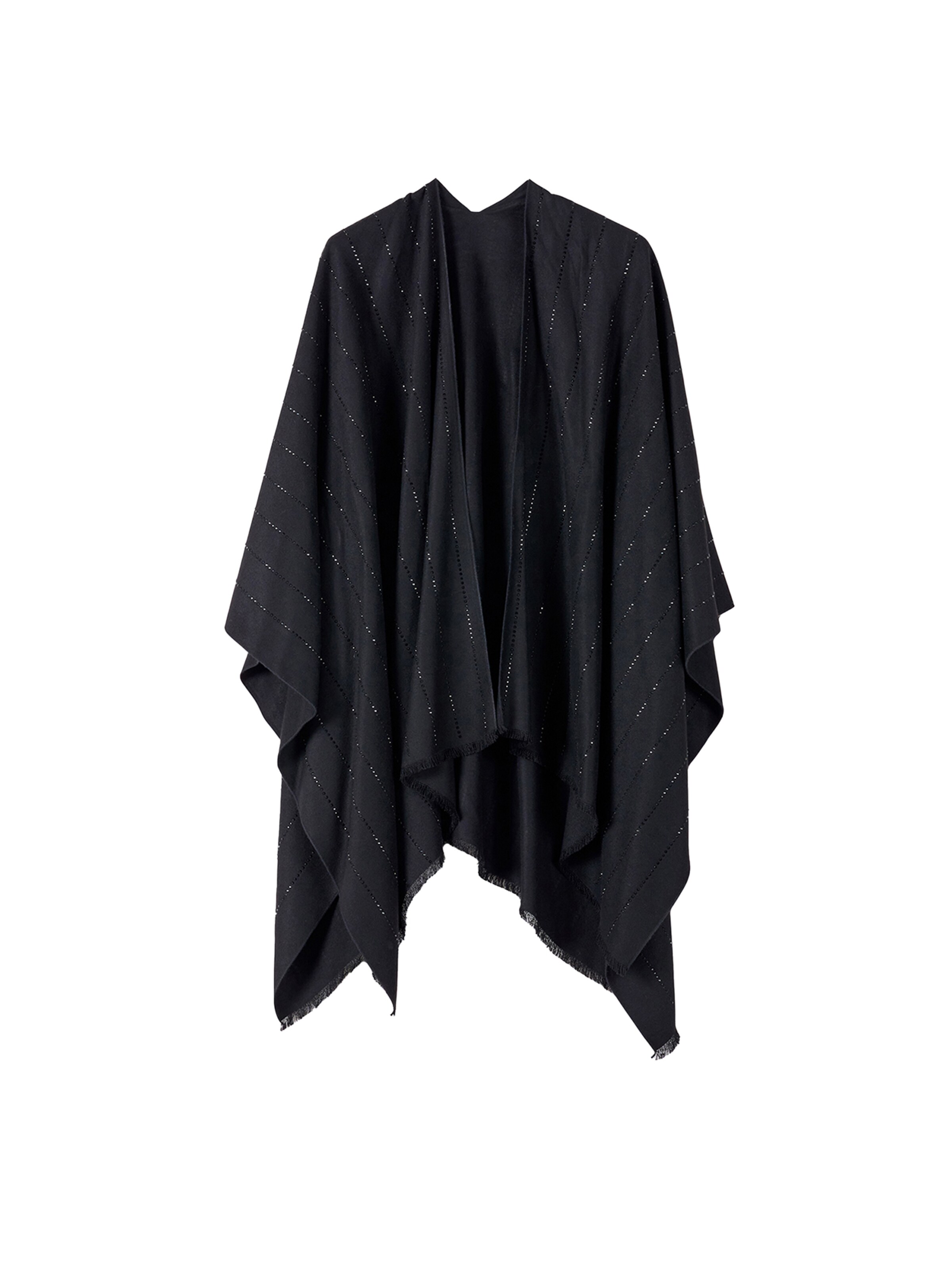 Écharpe Camomilla Italia en noir : devant