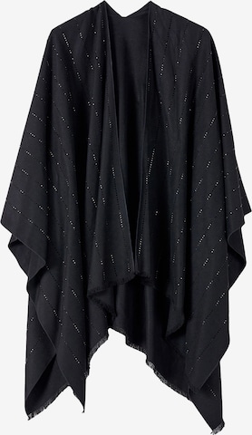 Sciarpa di Camomilla Italia in nero: frontale