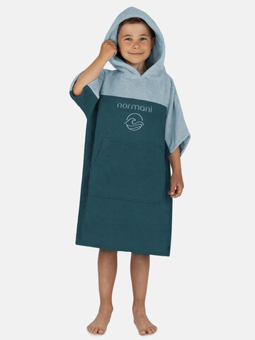 normani Badeponcho 'Puwai' in Blau