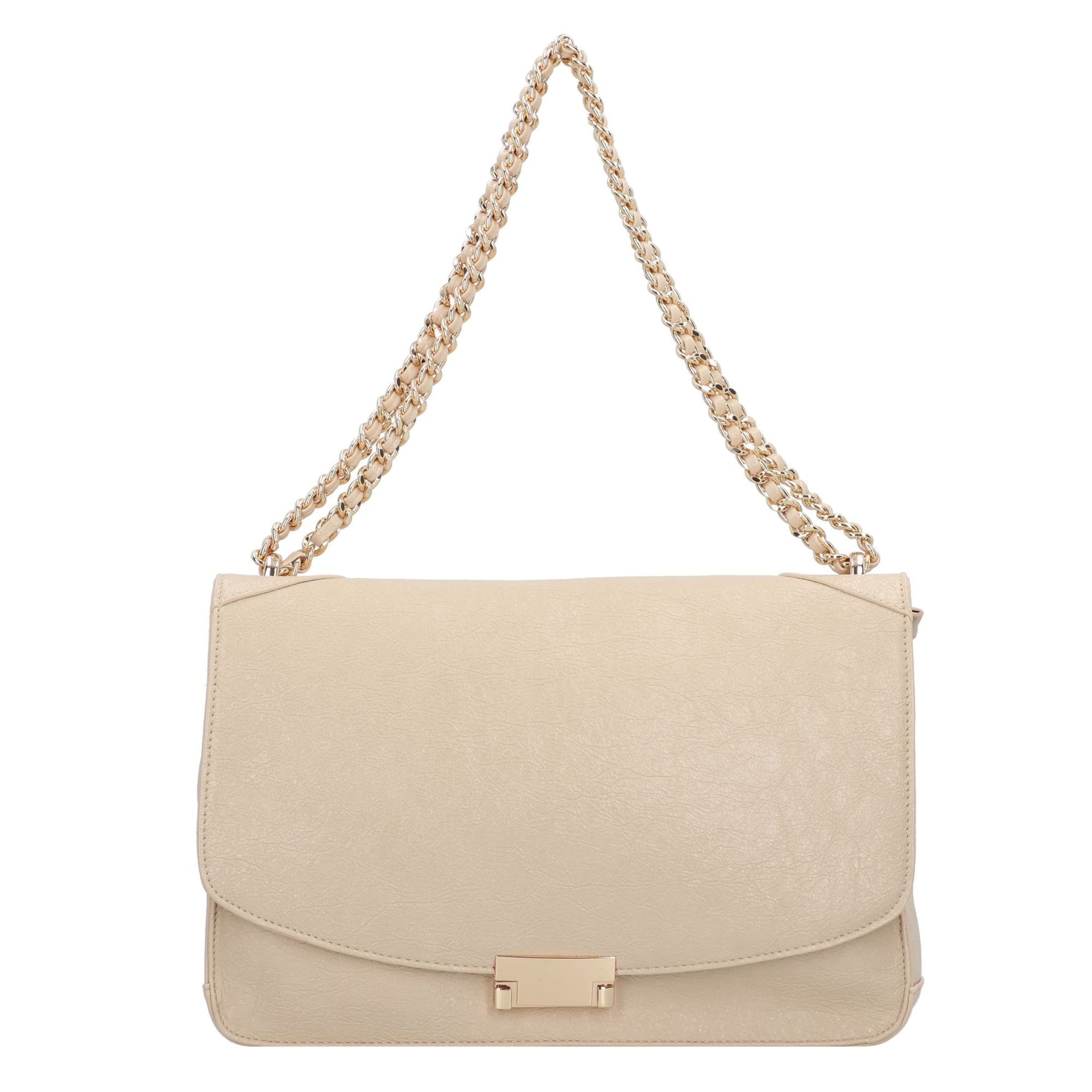 Seidenfelt Schoudertas 'Vejen' in Beige