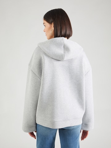 WEEKDAY Zip-Up Hoodie in Grey