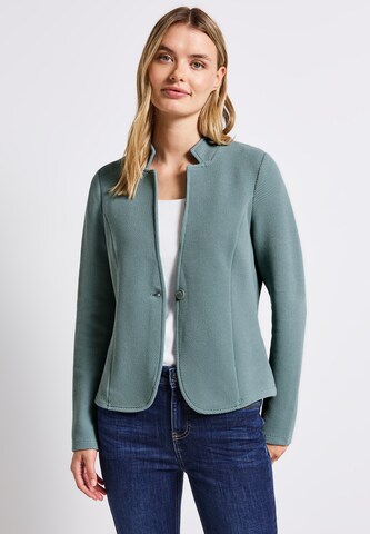 STREET ONE Blazer 'Jacquard' in Blue: front