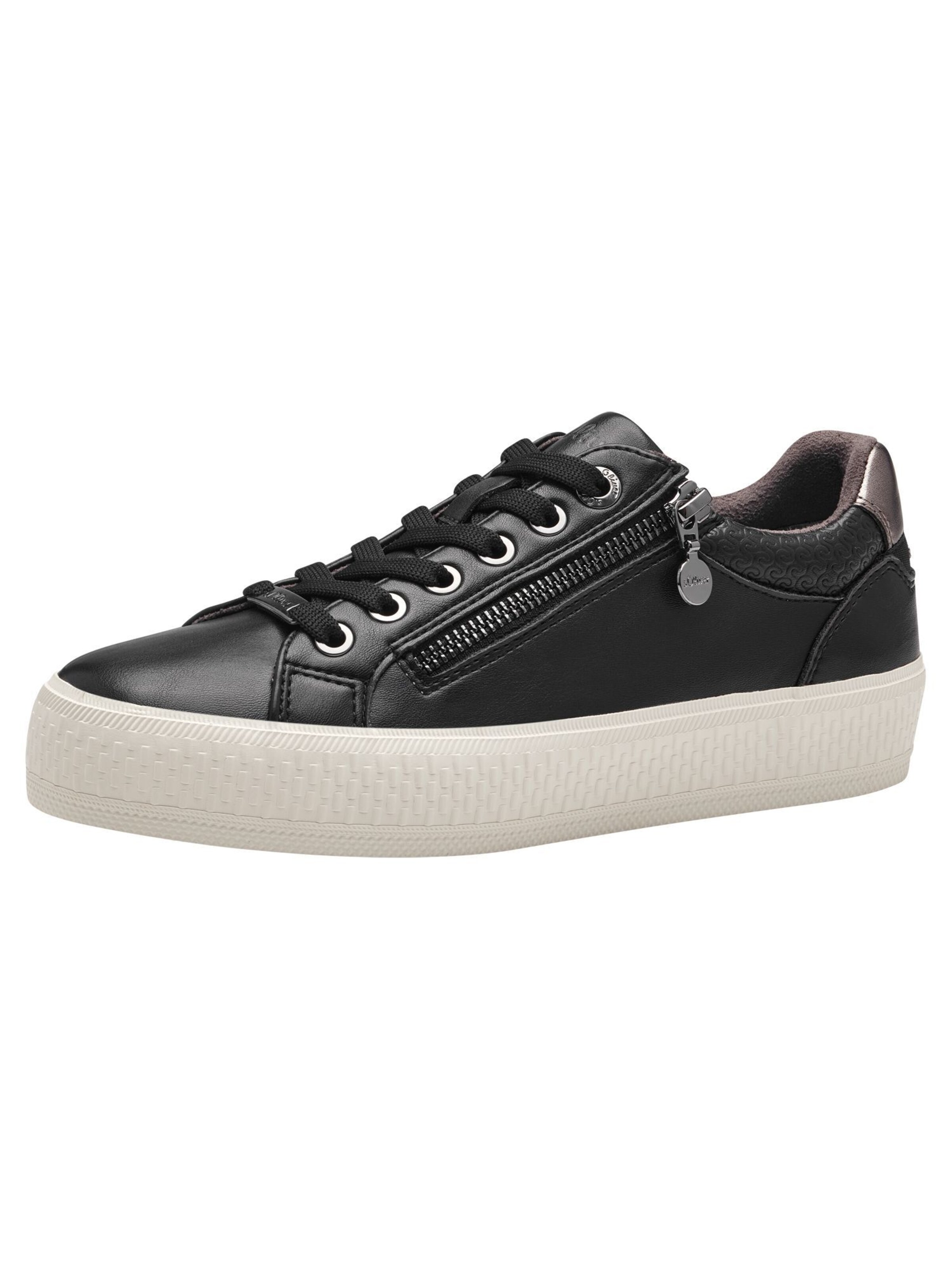 s.Oliver Sneaker in Schwarz: Vorderseite
