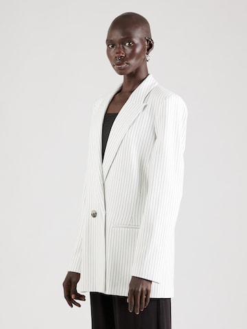 River Island Blazer in White: front