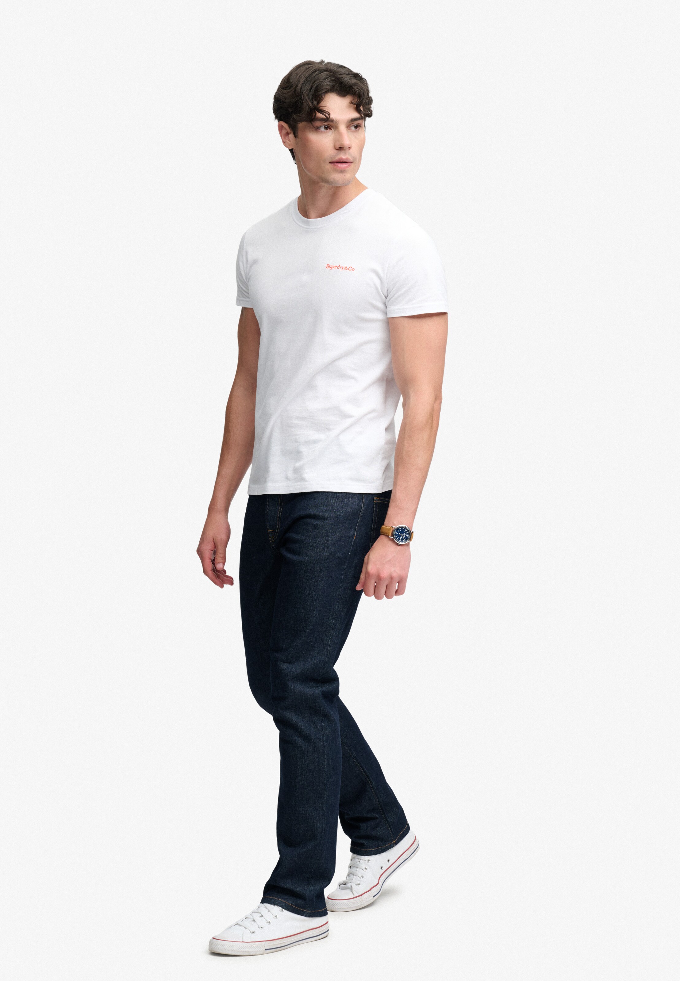 Superdry & Co Slimfit Jeans in Zwart