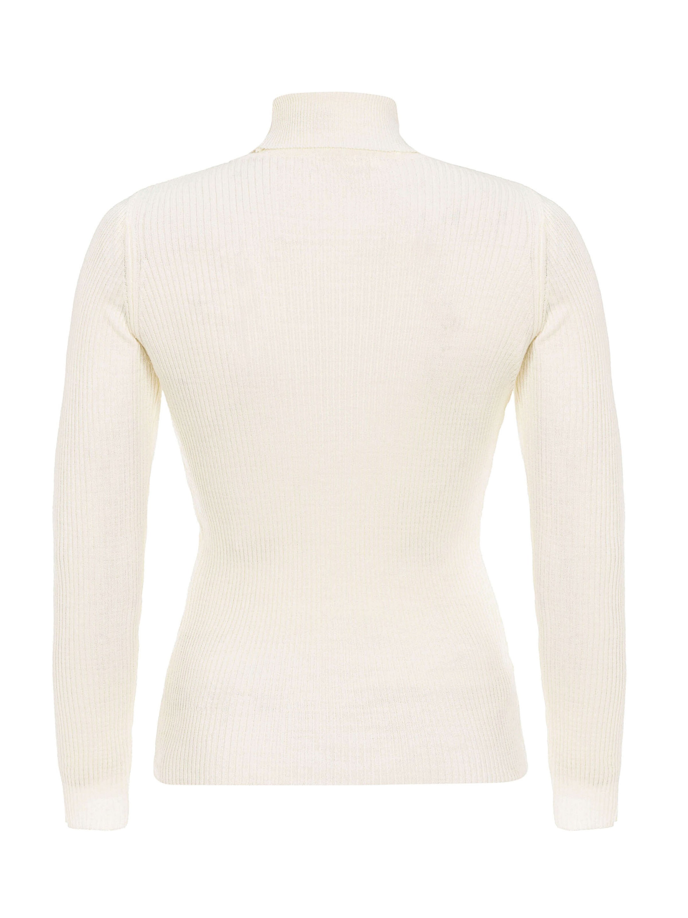 CIPO & BAXX Rollkragenpullover P227 in Weiß