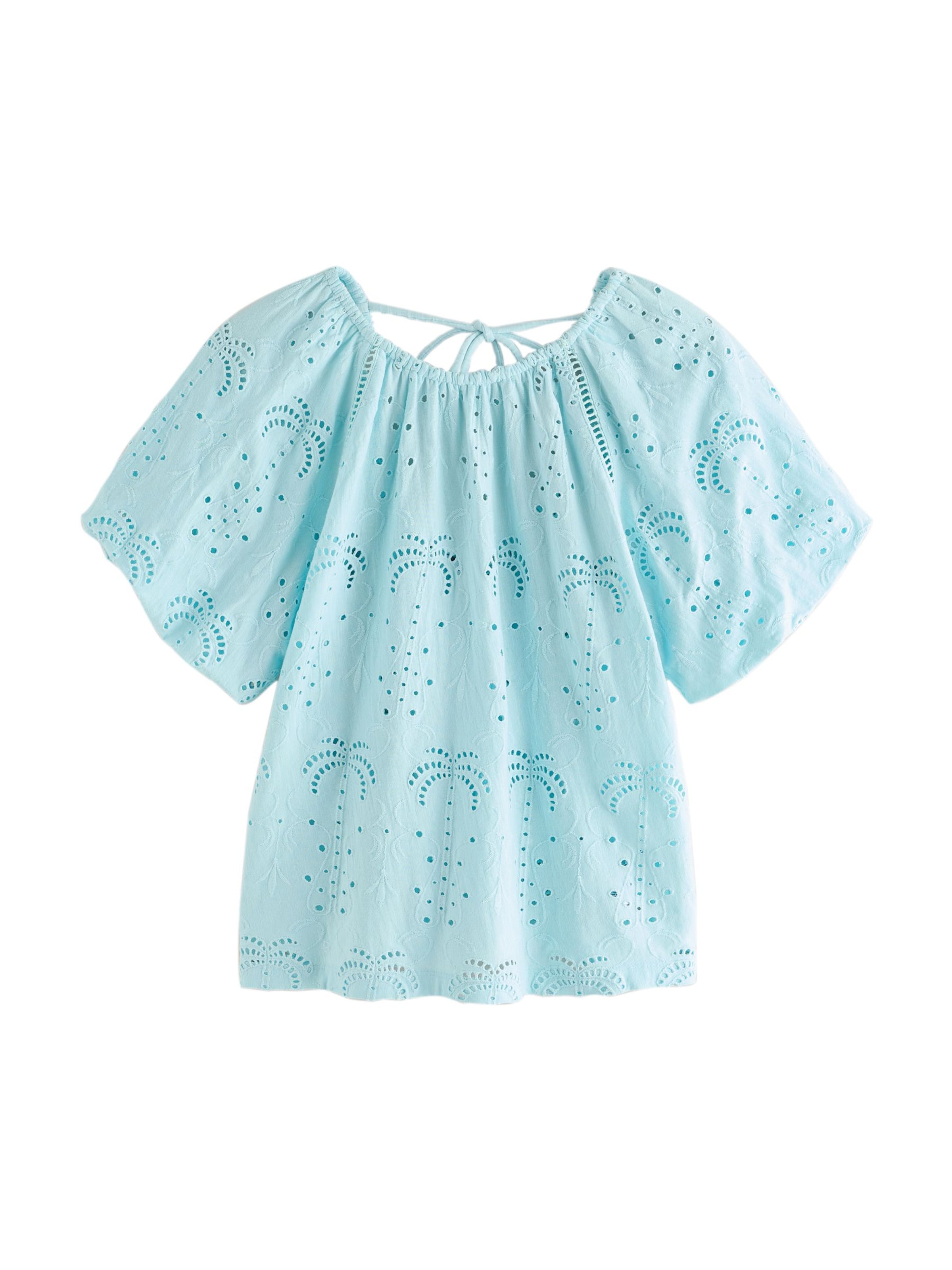 Next Блуза в синьо: отпред