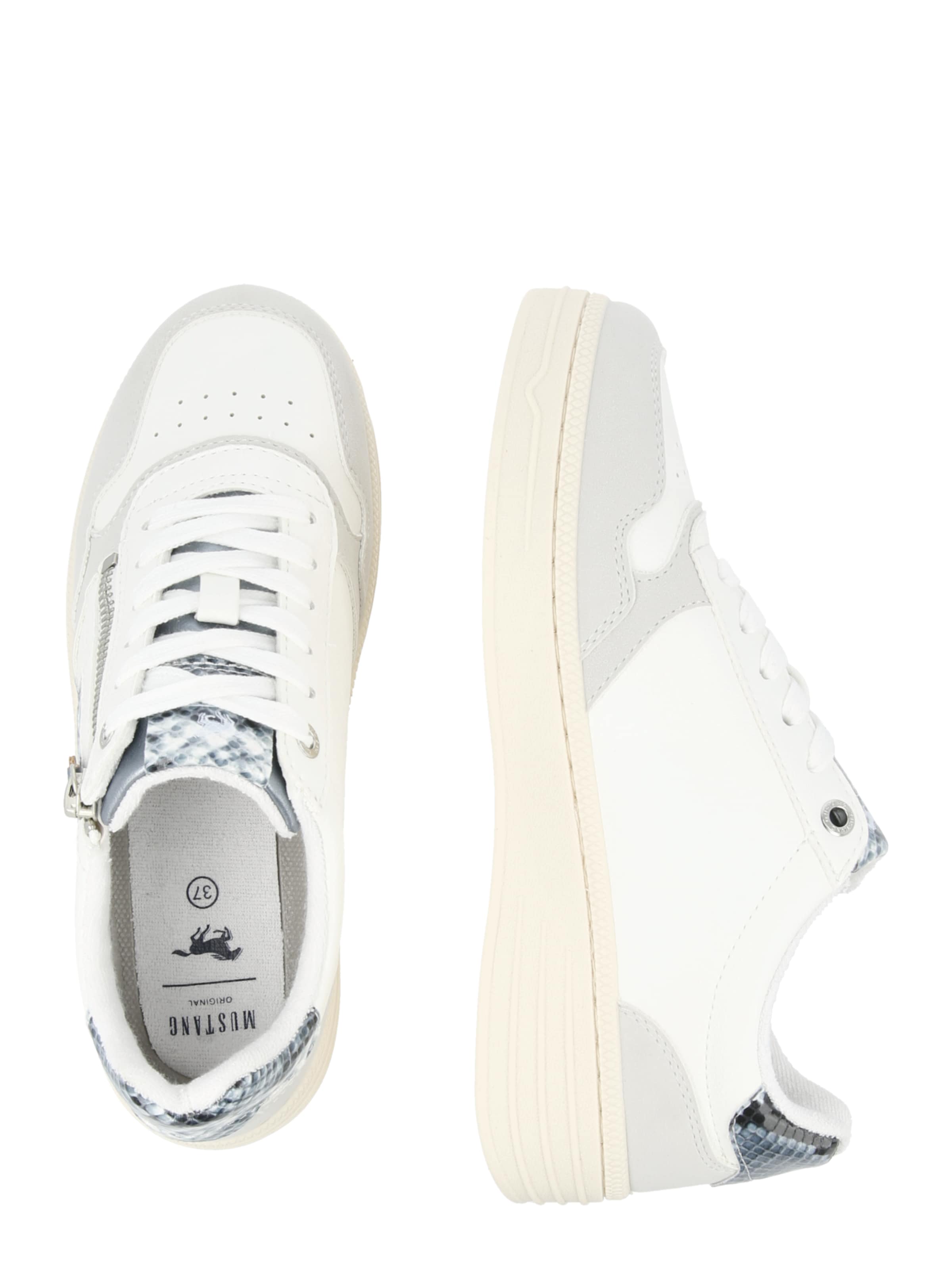 MUSTANG Sneaker low i hvid