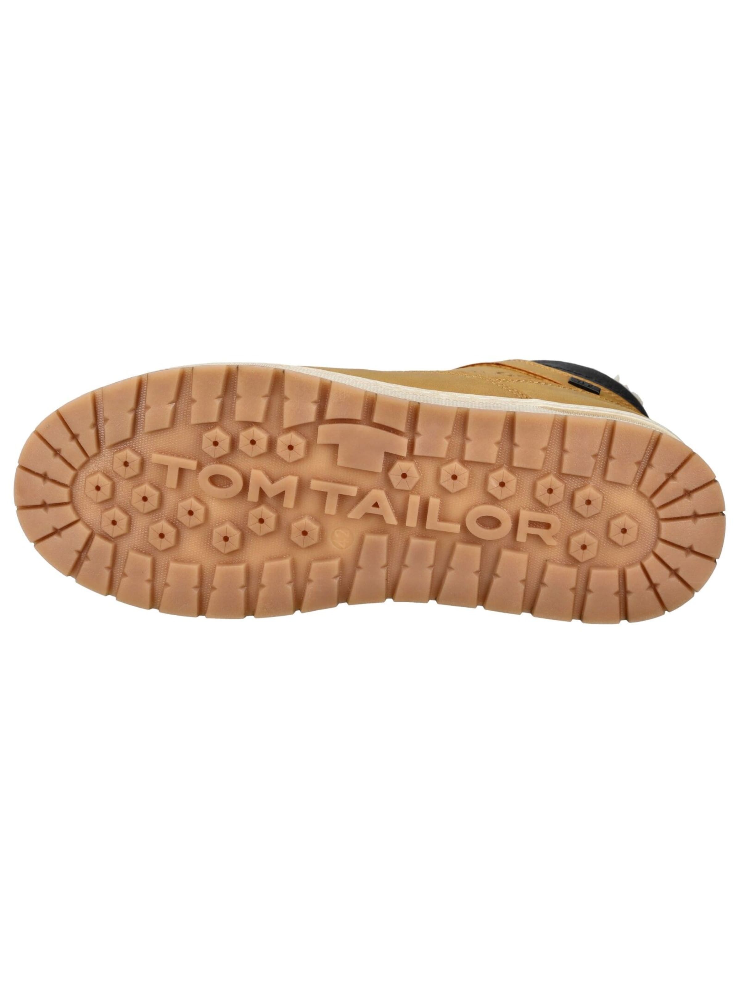 TOM TAILOR Schnürboots in Braun