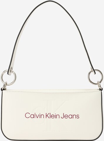 Calvin Klein Jeans Torba za čez ramo | bela barva