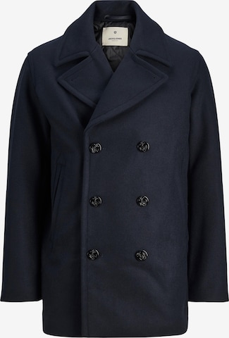 JACK & JONES Between-Seasons Coat 'Bluсaptain' in Blue: front