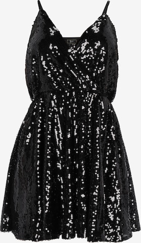 Robe faina en noir : devant